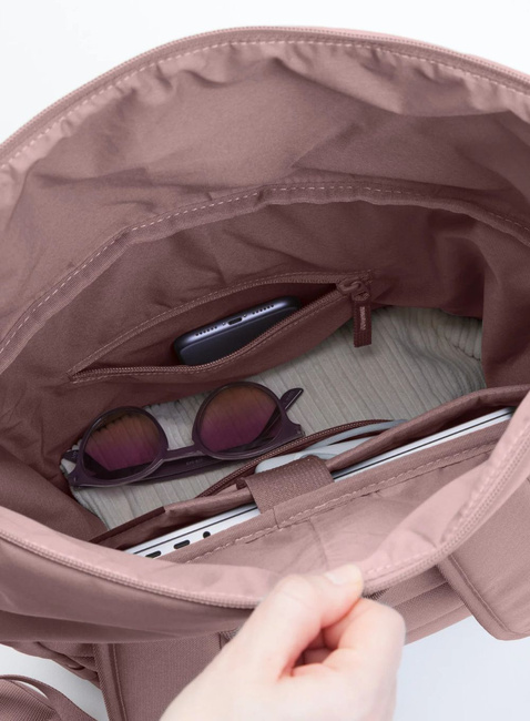 Plecak miejski GOT BAG Rolltop Easy Monochrome - red sand