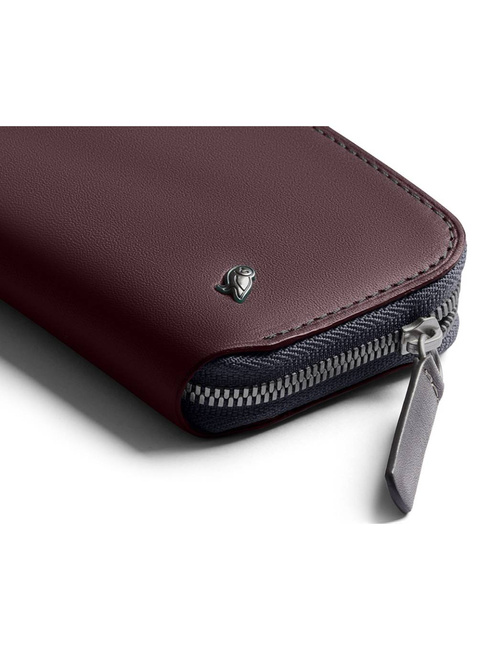 Portfel skórzany unisex Bellroy Folio Mini - deep plum