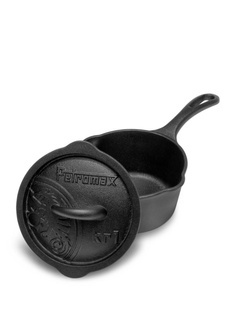 Garnek żeliwny z uchwytem Petromax Cast Iron Casserole 1 l - black