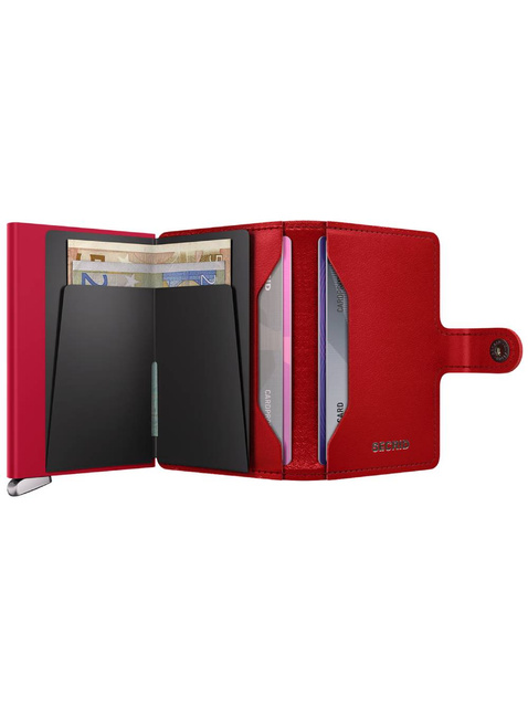 Portfel RFID Secrid Premium Miniwallet Emboss Diamond - red