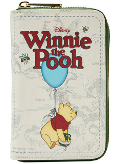 Portfel dziecięcy Loungefly x Disney Zip Around Wallet - Winnie the Pooh classic book