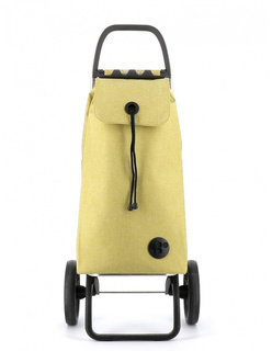 Wózek na zakupy 2 duże koła składany Rolser I-Max TWEED 2LRSG - lime