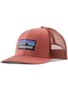 Czapka z daszkiem Patagonia P-6 Logo Trucker Hat - potters red