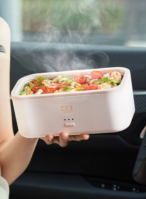 Lunchbox podgrzewający Monbento MB Warmer - rose natural