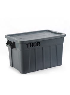 Kontener z pokrywą do przechowywania THOR Tote Box 75 L - grey