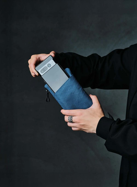 Organizer saszetka Alpaka Zip Clutch - ocean blue