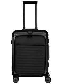 Walizka kabinowa Travelite Next z kieszenią na laptopa - black