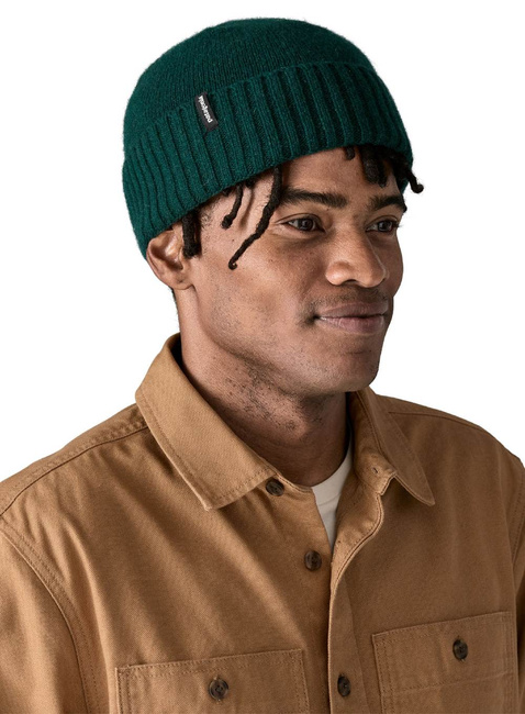 Czapka klasyczna Patagonia Brodeo Beanie - cascade green