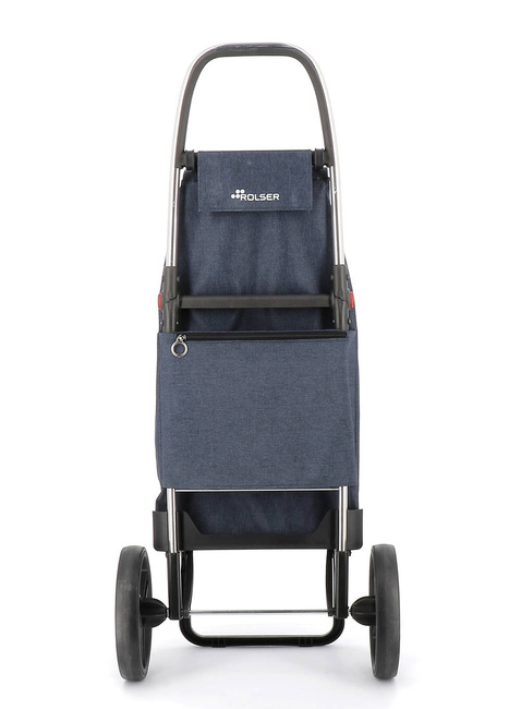 Wózek na zakupy 2 duże koła składany Rolser I-Max TWEED 2LRSG - navy blue