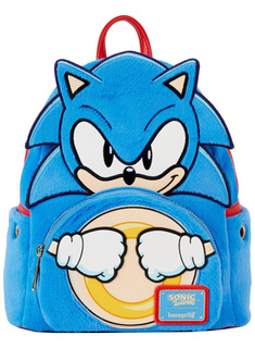 Plecak dziecięcy Loungefly x Sega Mini Plush Backpack - Sonic The Hedgehog