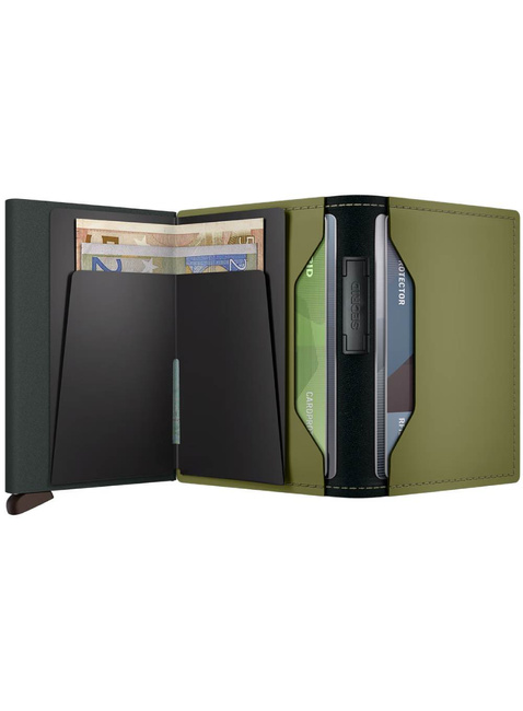 Portfel kieszonkowy RFID Secrid Bandwallet Matte - leaf / khaki