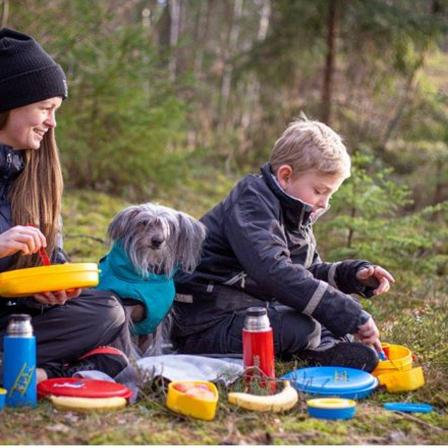 Zestaw turystyczny dla dzieci Primus Meal Set Pippi - red