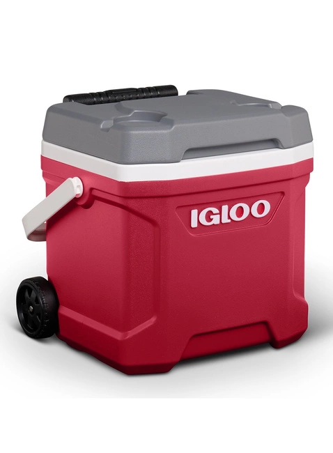 Lodówka turystyczna na kółkach Igloo Latitude Roller 15 l - indigo red / grey