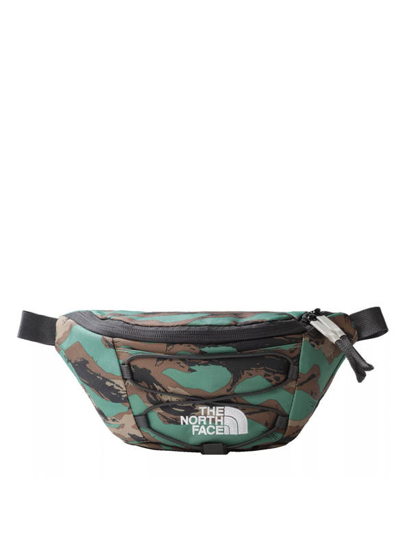 deep grass green painted camo print / asphalt grey