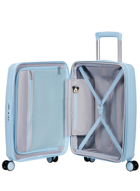 Walizka mała American Tourister Mickey Magic - pastel blue