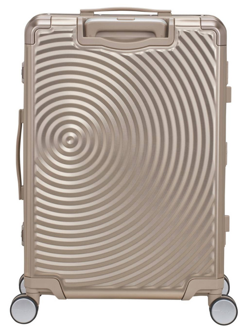 Walizka średnia American Tourister Soundbox Alu - bronze