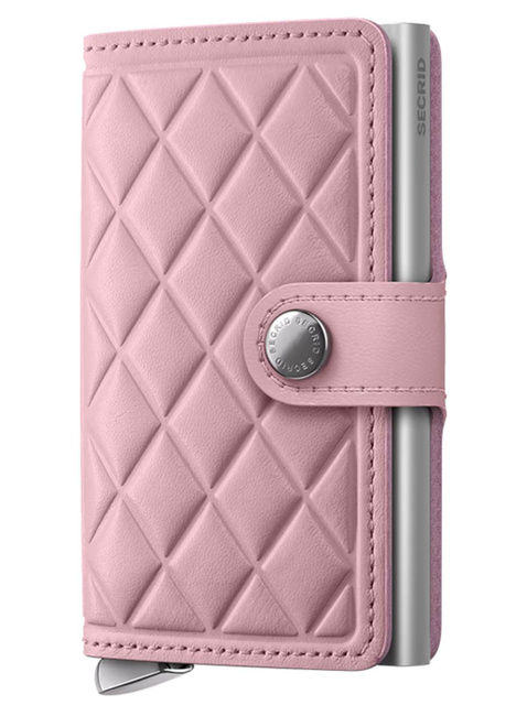Portfel RFID Secrid Premium Miniwallet Emboss Diamond+ - rose