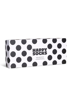 Skarpety 4 pary Happy Socks 4-Pack Gift Set - black / white patterned