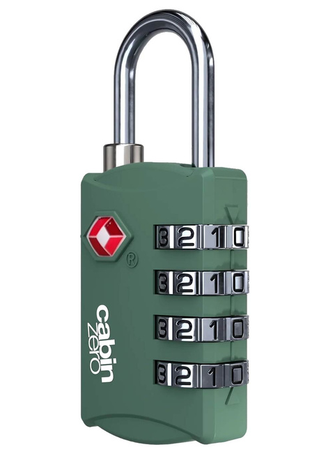 Kłódka szyfrowa do bagażu CabinZero TSA Travel Lock - sage forest