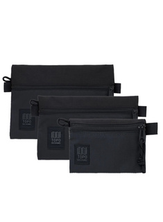 Zestaw 3 saszetek Topo Designs Accessory Bags - black / black