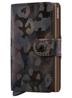 Portfel ochronny Miniwallet Secrid Jungle - brown