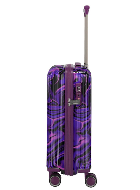 Walizka kabinowa Travelite Lascana - purple swirl