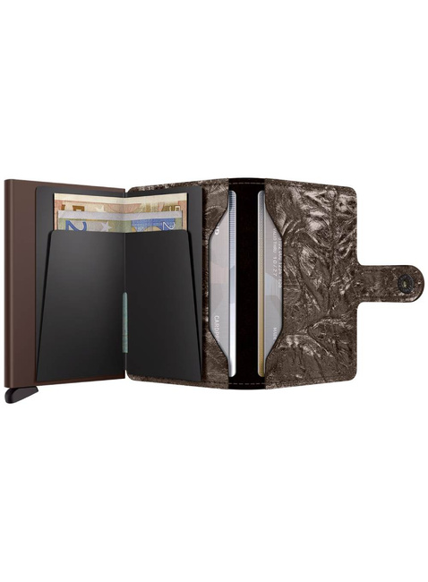 Secrid kompaktowy portfel z RFID Miniwallet Crunch - bronze