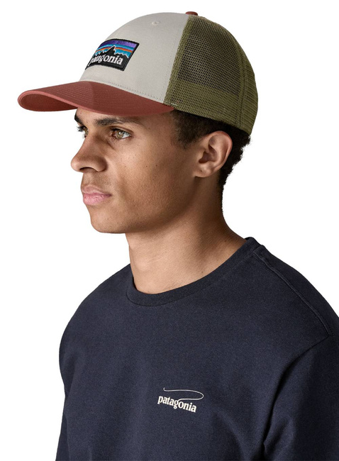 Czapka z daszkiem Patagonia P-6 Logo LoPro Trucker Hat - birch white