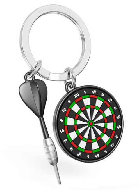 Brelok do kluczy zawieszka Metalmorphose - tarcza i rzutka