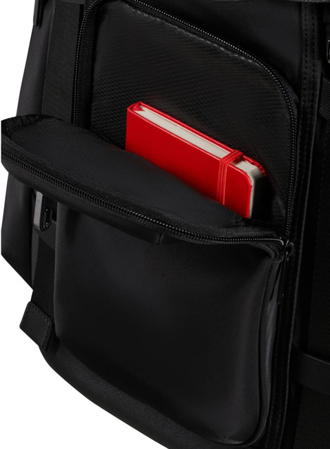 Plecak miejski Samsonite Relyon Backpack 15,6" with flap - black