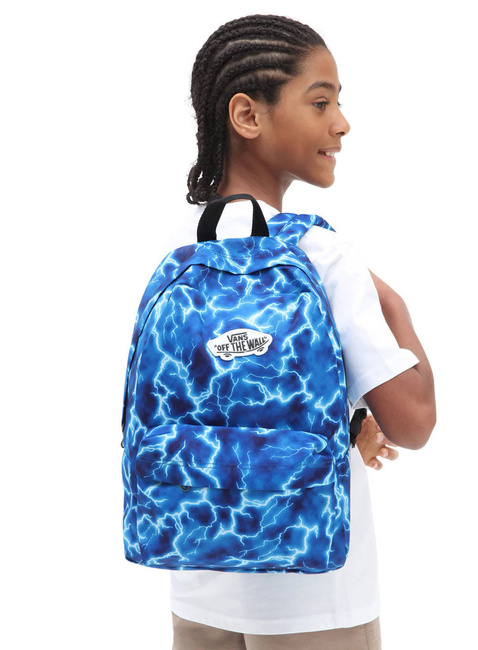 Zestaw plecak szkolny + piórnik Vans New Skool 20 l - true blue/white