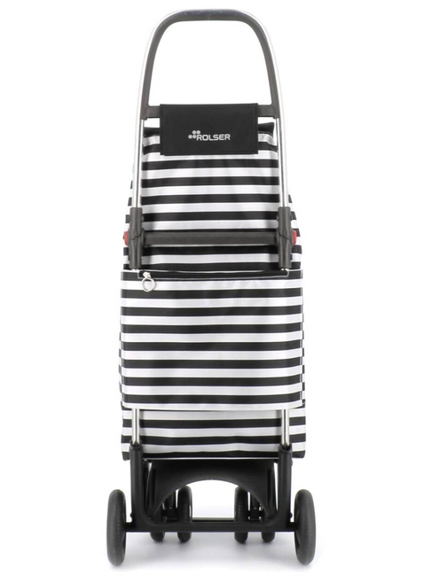Wózek na zakupy składany Rolser I-Max 4 LT Tour Marina - white / black 