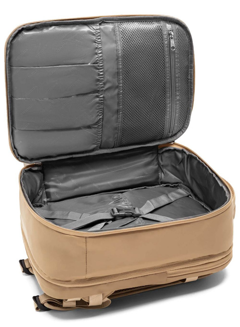 Plecak podróżny poszerzany Wittchen Free on Board 26 l - beżowy