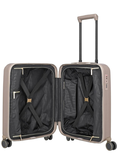 Walizka kabinowa Travelite Barbara Novelty - satin nude