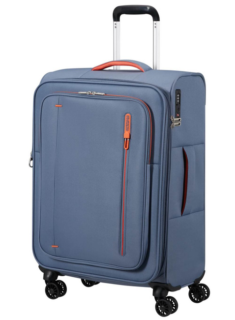 Walizka średnia American Tourister Cloudrider M Exp - stone blue