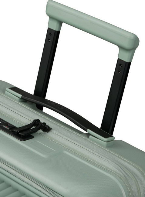 Walizka mała American Tourister DashPop EXP  Front Pocket - iceberg green