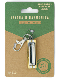 Harmonijka ustna brelok Gentlemen's Hardware Keychain Harmonica
