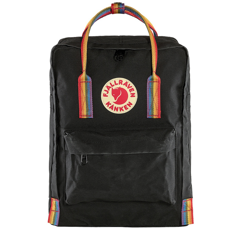 black/rainbow pattern
