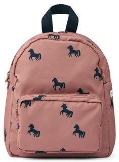 Plecak dziecięcy Liewood Allan Backpack - horses / dark rosetta
