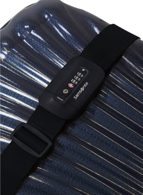 Pas do bagażu Samsonite Ta Revolution Luggage Strap TSA Lock - black