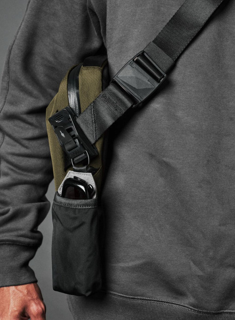 Torba na ramię crossbody Alpaka Go Sling Mini V2 Axoflux - army green