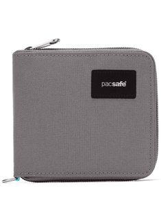 Portfel antykradzieżowy Pacsafe RFIDsafe Zip Around Wallet - stone