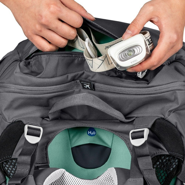 Damski plecak podróżny Osprey Fairview Trek 50 - charcoal grey