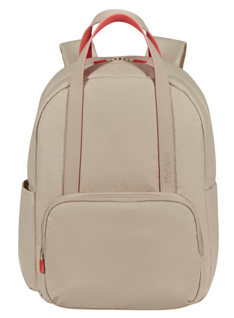 Plecak damski American Tourister PuffyPop M Backpack 15,6" - beige