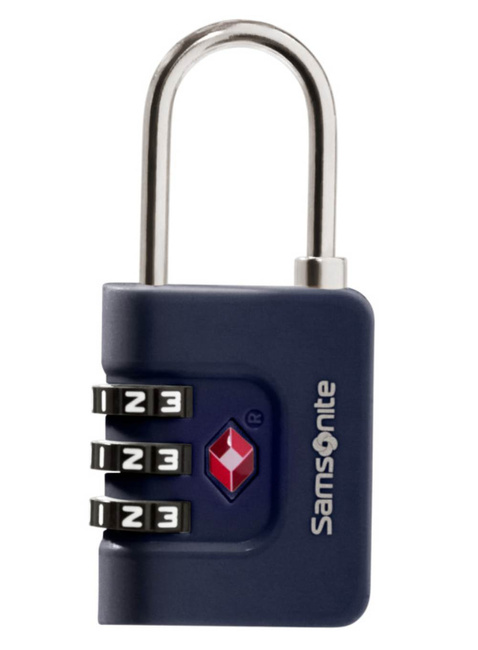 Kłódka do walizki Samsonite Ta Revolution Combilock 3 Dial TSA - midnight blue