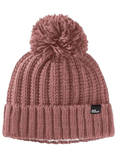 Czapka damska Jack Wolfskin Highloft Knit Beanie W - afterglow