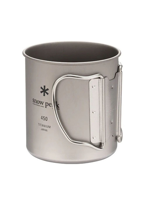Kubek tytanowy Snow Peak Ti -Single 450 Cup - silver