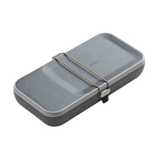 Przenośny organizer biurowy z funkcją ładowania bezprzewodowego Orbitkey Nest - ash