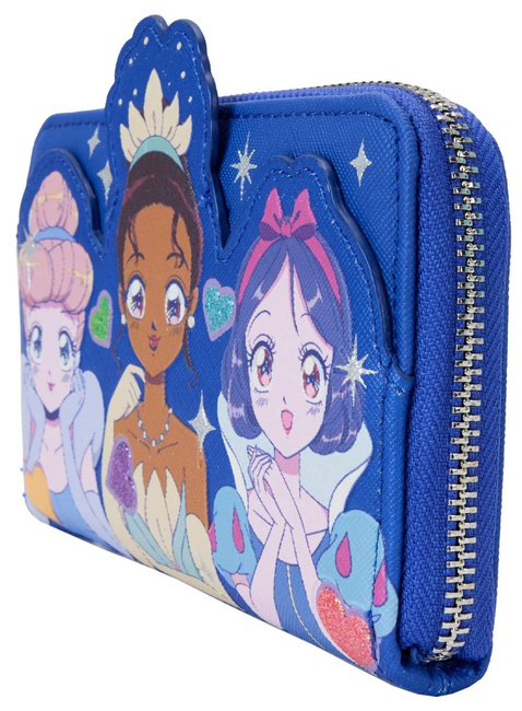 Portfel dziecięcy Loungefly x Disney Zip Around Wallet - princess manga style