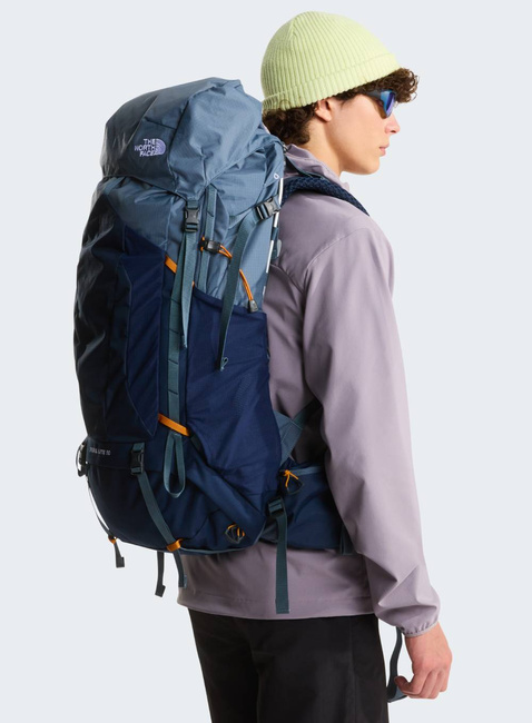 Plecak trekkingowy The North Face Trail Lite 50 - granite grey / summit navy / dust orange